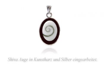 Shiva Auge Anhnger Harz oval 