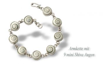 Shiva Auge Armkette 7-9 