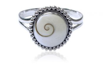 Shiva Auge Armspange Silberkugeln 