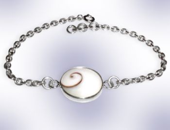Shiva Auge Armkette Silber medium 