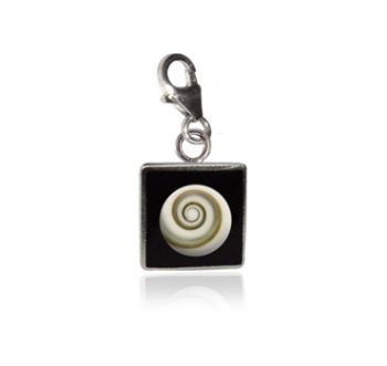 Shiva Auge Charm Harz Viereck 