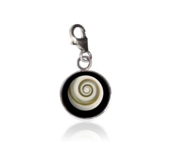 Shiva Auge Charm Harz rund 