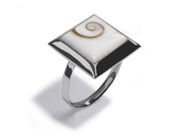 Shiva Auge Ring Viereck 