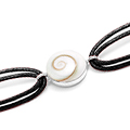 Shiva Auge Armband rund Cotton 2 