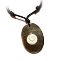 Shiva Auge Halskette Perlmutt oval 