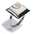 Shiva Auge Ring Viereck 