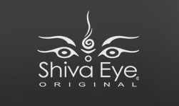 Shiva Augen  Shiva Auge Anhänger Silberrand Tropfen medium